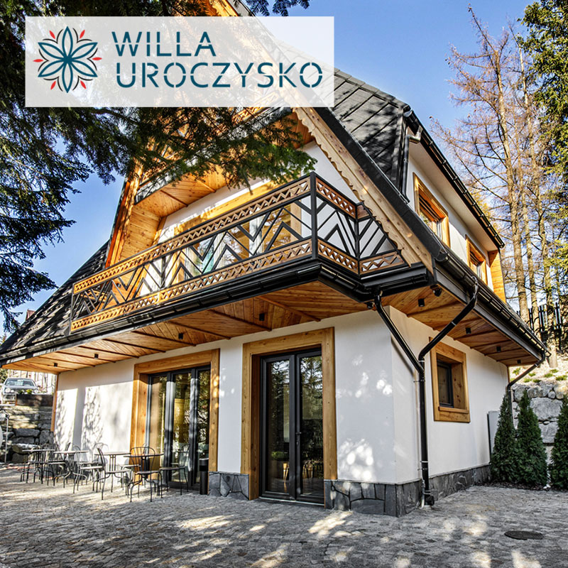 widok na willę Uroczysko w Zakopanem