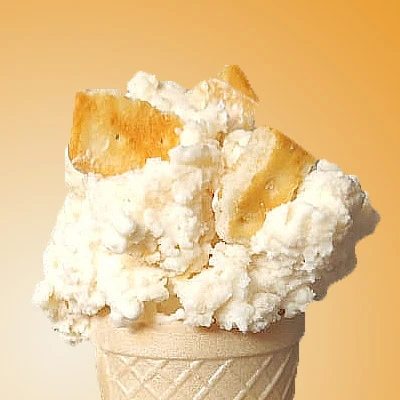 Lody karmel z krakersem