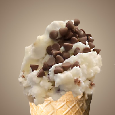 lody mleczne straciatella
