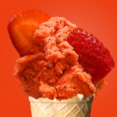 sorbet truskawkowy