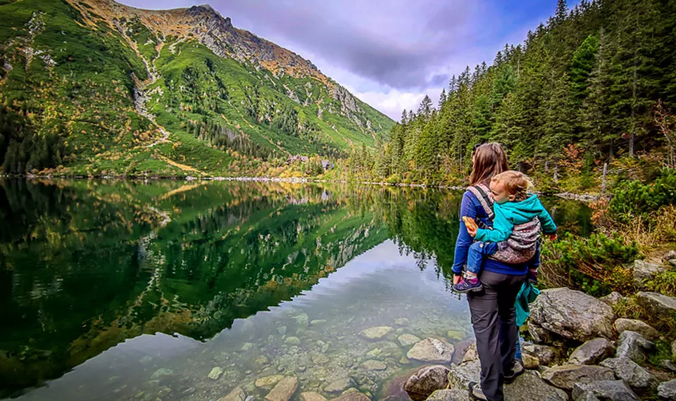 Wędrówka z dziećmi nad Morskie Oko doliną Rybiego Potoku