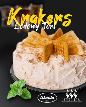 tort lodowy krakers